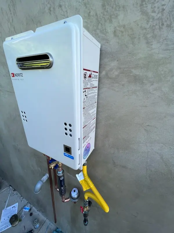 Tankless water heater installation for Indian Creek Estates homes